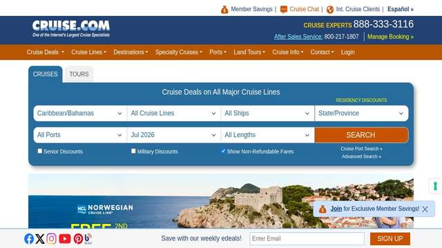 CasinoCruise casino screenshot